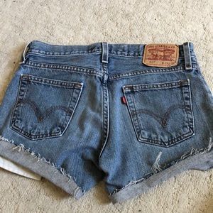 real vintage levi shorts